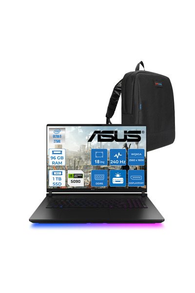 ASUS Rog Strix Scar 18 U9 275HX 96GB 1TB SSD 24GB/RTX5090 18" 2.5K 3Ms 1200Nits FDOS WSA156F43+ZETTACNT
