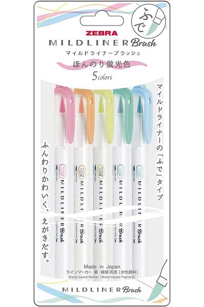 STOREMAX Svticaret Mildliner Brush Pen 5C-N Set Mhm 1053513