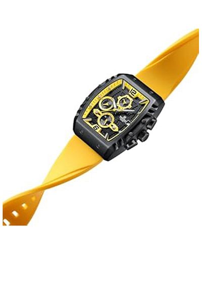 Naviforce NAVIFORCE Sports Chronograph Watch Waterproof Automatic Date Quartz Wristwatches Silicone Strap