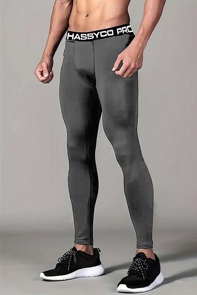 GHASSY CO. Ghassy Co. Ανδρικό ποδήλατο μπάσκετ Fitness Running Ultra Stretchy αθλητικό κολάν