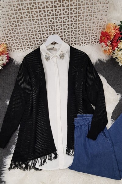 HİJABAYA Tasseled Short HIrka