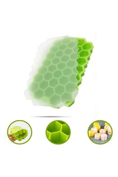 MCreative 37 Compartment Silicone Honeycomb Shaped Ice Mold