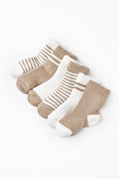 BabyCosy Organic Wear Csyc1003 Baby 6-Pack Socks 100% Organic Cotton, Baby - Newborn - Csyc1003