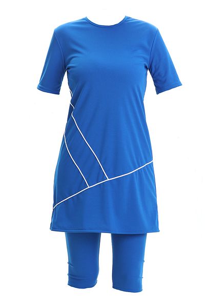 sefamerve Short Sleeve Pool Swimsuit 2501-04 Saks