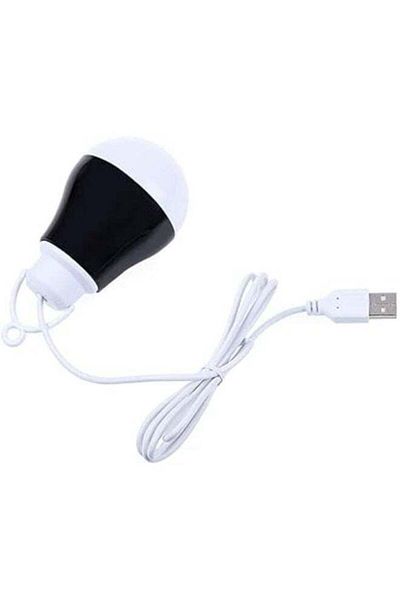 Generic Portable Hook Outdoor Camping USB 5W DC 5V 10LED Light Lamp Bulb- black, USB Bulb