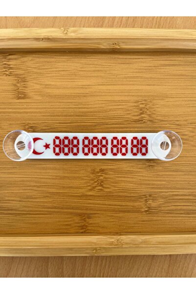 ulaşaksesuar Araç Park Telefon Numaratörü Tel No Gösterici Numaratik Ay-Yıldız