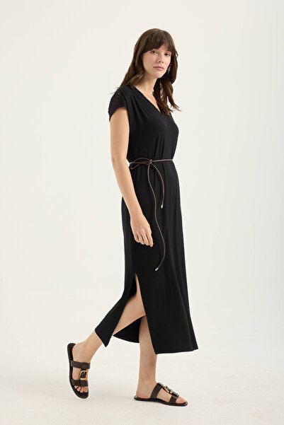 Masha Kate Rochie tricotată din dantelă brodată