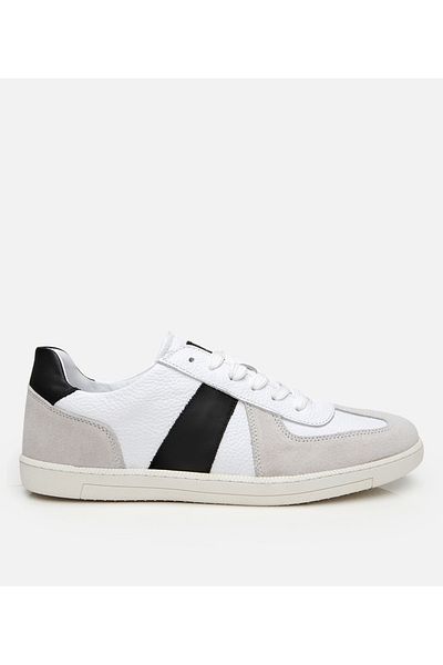 Hotiç Men's Suede Leather Gray Sports Shoes