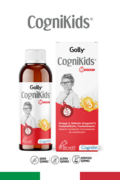 GOLLY Cognikids Omega 3, Sitikolin 150 Ml