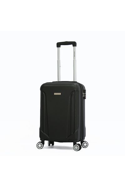 Giordano Single Travel Suitcase,Cabin Size -TSA Lock- 20Inch,Black
