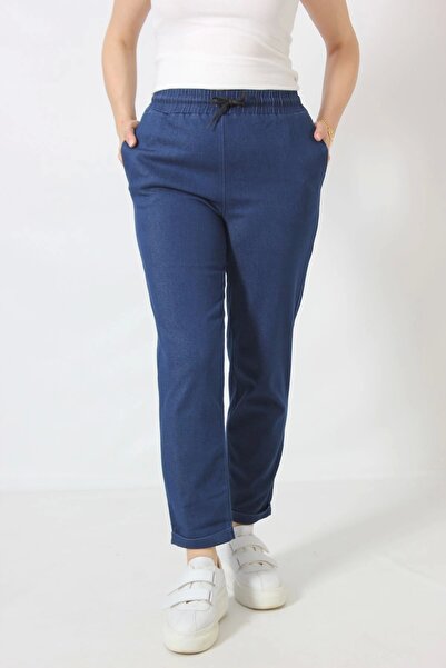 Moda Berray PL-100 CEPLİ BELDEN İPLİ AYARLANABİLİR BORU LACİVERT PAÇA EŞOFMAN...