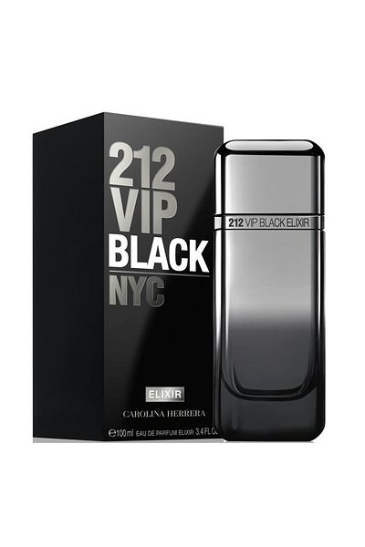 Carolina Herrera 212 Vip Black Elixir, Eau De Parfum, Men, 50 ml