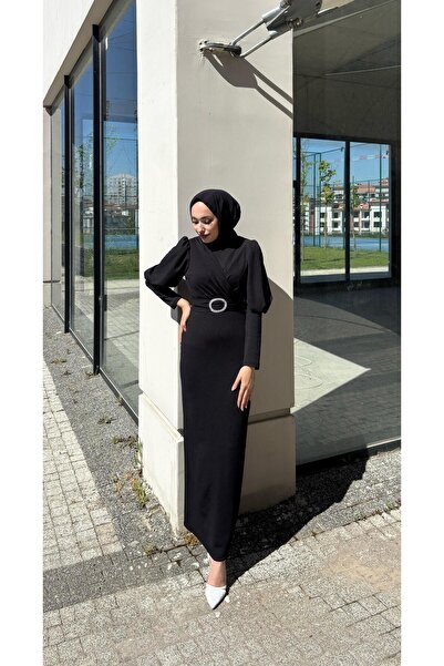 moda zeynaa ÇAPRAZ SKUBA TESEETTÜR ELBİSE