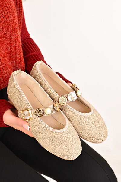 minibonito حذاء نسائي يومي مسطح بإبزيم قابل للتعديل وخفيف الوزن ومريح