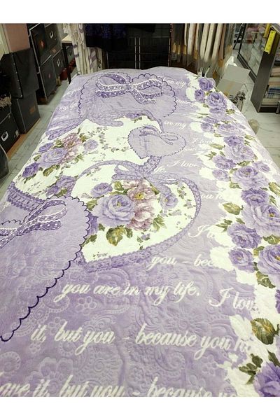 Armada Gold 4.5kg Battal Double Blanket-Love Lila