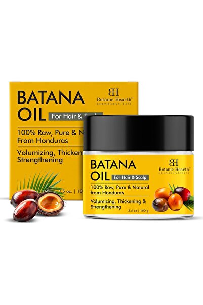 Botanic Hearth زيت الباتانا لنمو الشعر | زبدة الباتانا ١٠٠ غرام | طبيعي، غير مكرر، وعضوي