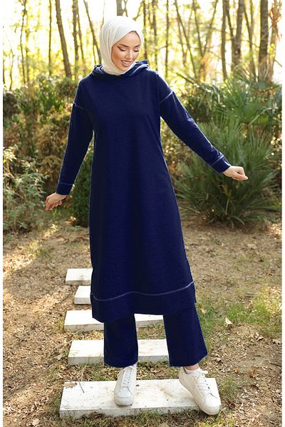 sefamerve Φόρμα διπλής φόρμας 3082-10 Navy Blue