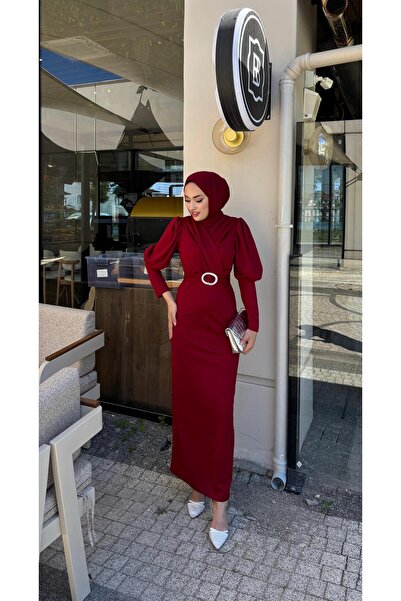 moda zeynaa ÇAPRAZ SKUBA TESEETTÜR ELBİSE