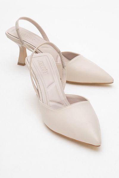 Ataköy Ayakkabı WOMEN'S POINTED TOE OPEN BACK STILETTO