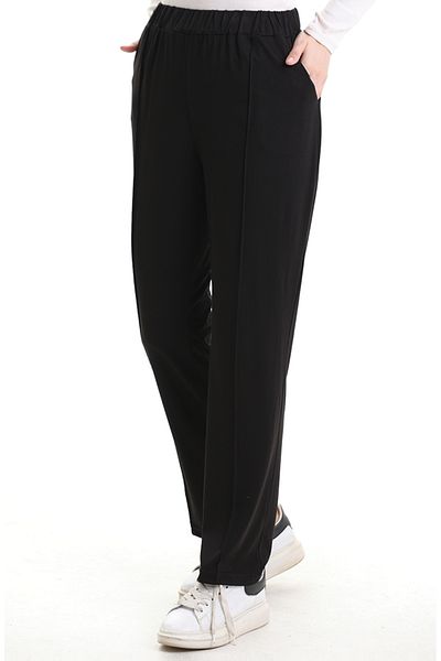 sefamerve Çimali Battal Trousers 991031-01 Black