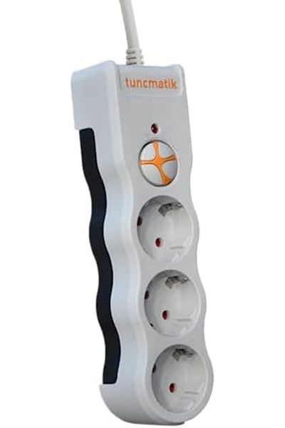 STOREMAX Svticaret Tsk19009 Powersurge 3-Surge Protection Plug-1050 Joule-With Cable White Mhm 1053513