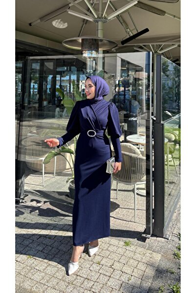 moda zeynaa ÇAPRAZ SKUBA TESEETTÜR ELBİSE