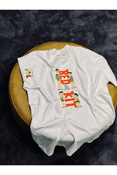 Spark Collection Tricou Red Kit Cartoon Old School Series 100% bumbac Relax Mold