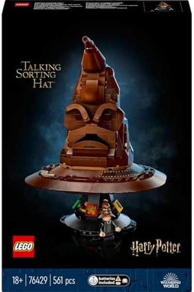 STOREMAX Jvnnastore Harry Potter Talking Sorting Hat 76429 - Sleeve for Adult Harry Potter Fans