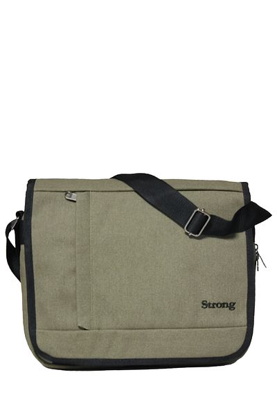 Strong UNISEX Καμβάς τσάντα Messenger με λουράκι Τσάντα ώμου Σχολική τσάντα φυσούνα Διαγώνια τσάντα PST01
