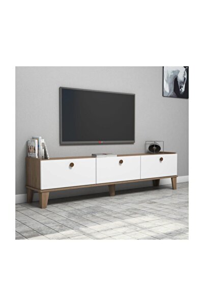 Bimossa E3620 Sepet/beyaz Tv Ünitesi Duvar Raflı 1
