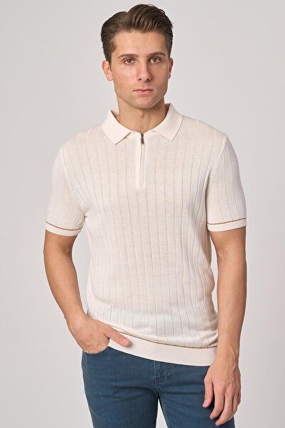 White Stone ΛΕΥΚΗ ΠΕΤΡΑ 2025-Y 25055 ΜΠΛΟΥΖΑΚΙ ΜΕ ΓΙΑΚΑ ΚΑΙ ΦΕΡΜΟΥΑΡ ΕΚΡΟΥ