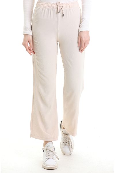 sefamerve Pantaloni cu picioare largi 991040-04 Stone