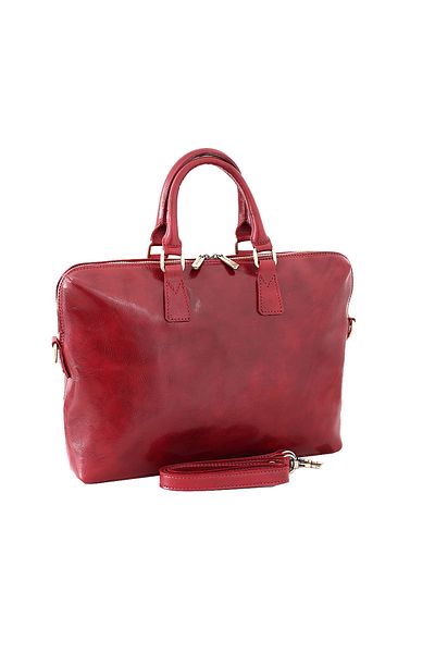UTIL LAND FASHION Women's briefcase made of natural vachetta leather, leather folder, SD165