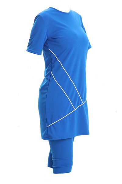 sefamerve Short Sleeve Pool Swimsuit 2501-04 Saks