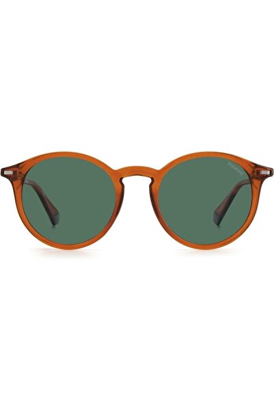 Polaroid Women's Sunglasses PLD 2116/S 210UC, Orange, Oval, 49 mm