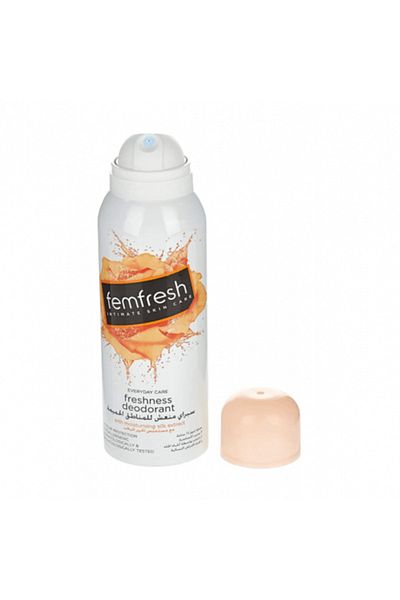 Femfresh Spray 125 ml Freshness (ORANG) --- فيم فريش سبراي منعش للمناطق الحميميه 125مل برتقالي