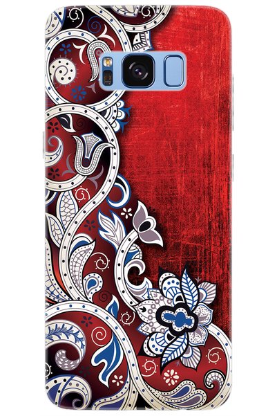 Ceppare Samsung Galaxy S8 (SM-G950F) Uyumlu Kılıf Desen Baskılı Silikon Vektö...