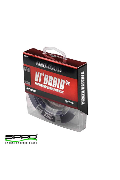 Spro سلك صيد السمك من البولي كربونات Vibraid Gray 0,20 مم 125 م