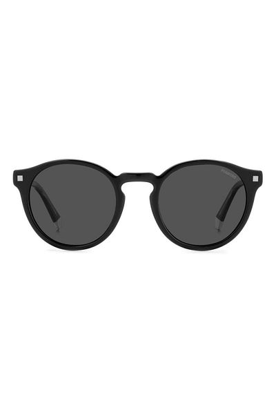 Polaroid Ochelari de soare pentru femei Pld 4150/s/x 807/m9, negri, rotunzi, 50 mm