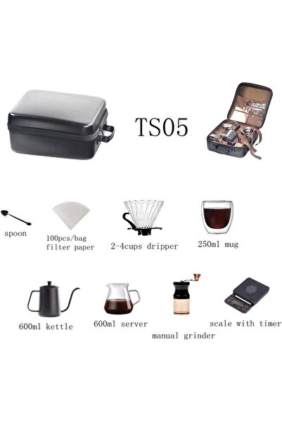 Generic V60 15-piece coffee set with tool bag