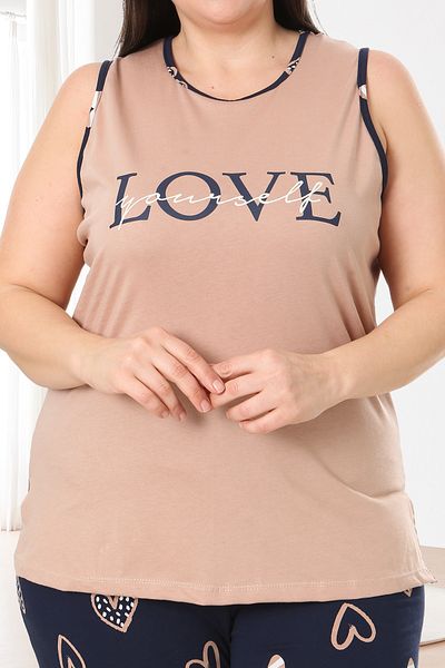 Bella Linda Women's Plus Size Cotton Shorts Pajamas Set
