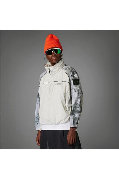 adidas Women's Gray Jacket Ng W W.R Aop Jk Jd5836