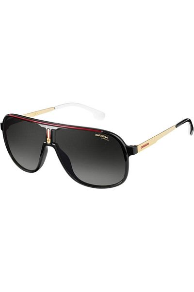 Carrera Ochelari de soare bărbătești Carrera CA1007/S 807/9O, Negru, Aviator, 62 mm