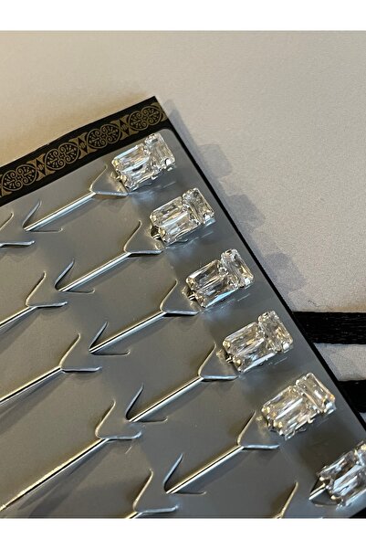 Hürrem Aldinç Baget taşlı eşarp şal iğnesi