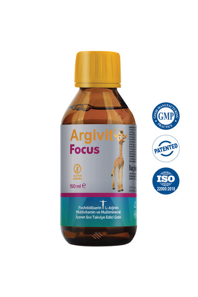 Argivit Focus Fosfotidilserin, L-arjinin, Multivitamin Ve Multimineral Içeren Sıvı 3’lü Paket 150 ml