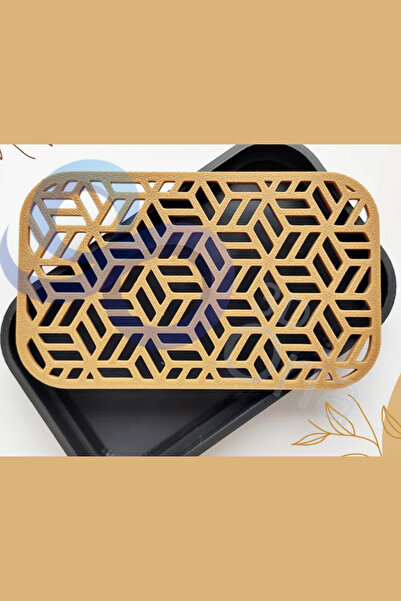 3DOria Banyo, katı sabunluk, zarif ve şık tasarımı geometrik şekillerle süsle...