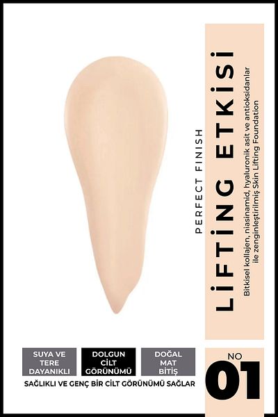 Nera Classy Skin Lifting 30ml - Firming Foundation Spf30 - Creamy Textured Foundation That Firms and Cares