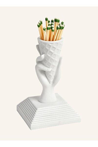 Jonathan Adler Porselen Kibritlik – Dondurma Külahı Tasarımı, Maçsız