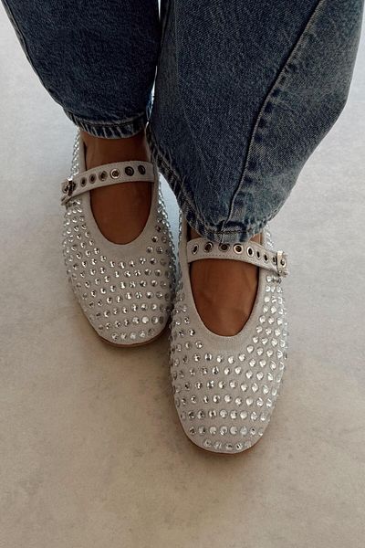 nope21shoess Kensie White Genuine Leather Ballerinas