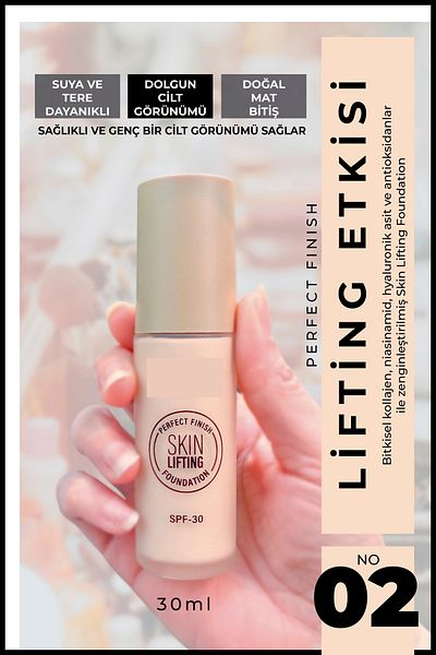 Nera Classy Skin Lifting 30ml - Firming Foundation Spf30 - Creamy Textured Foundation That Firms and Cares